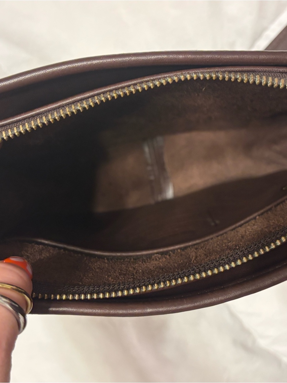 Vintage Coach Legacy North / South Compartment Bag - 9168 Brown - Picture 15 of 16